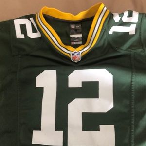 Kids size 8 Aaron Rogers jersey authentic Nike